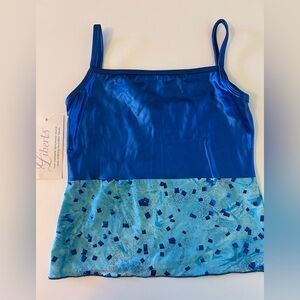 Child’s shiny dance top